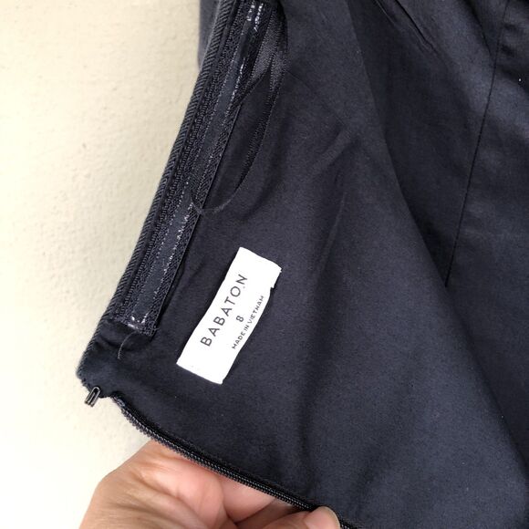 Aritzia Babaton Element Tube Top Size 8 Linen Blend Twill  Minimalist Quiet Luxe - Picture 8 of 13